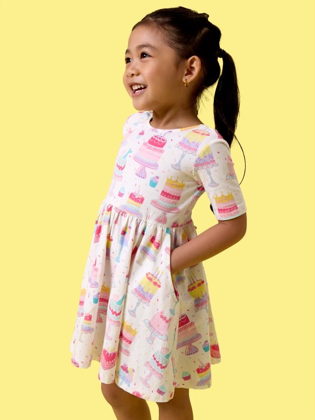 Girls Birthday Cake Party Dress - Southern Soule Designs