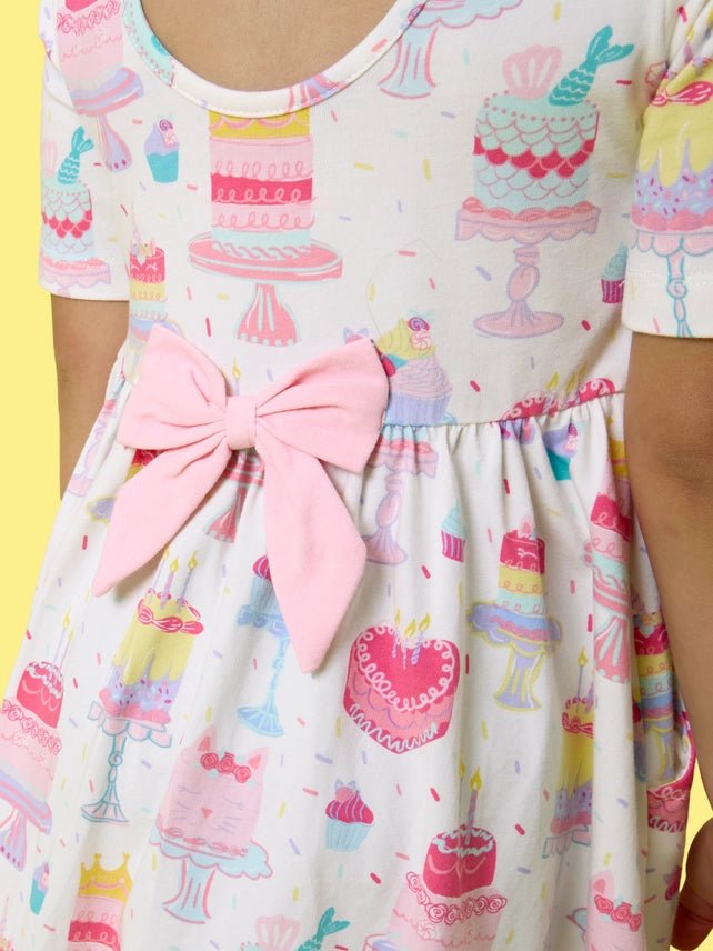 Girls Birthday Cake Party Dress - Southern Soule Designs