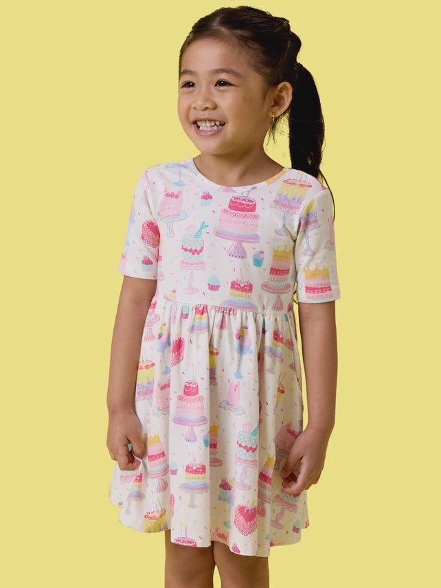 Girls Birthday Cake Party Dress - Southern Soule Designs