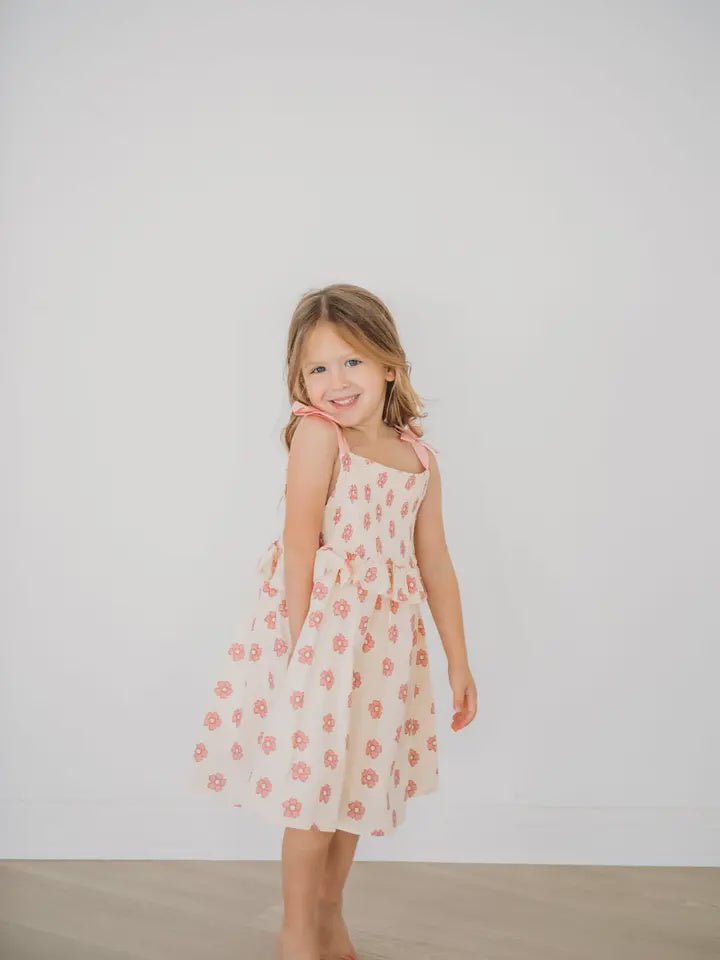 Girls Summer Daisy Dress - Southern Soule Designs