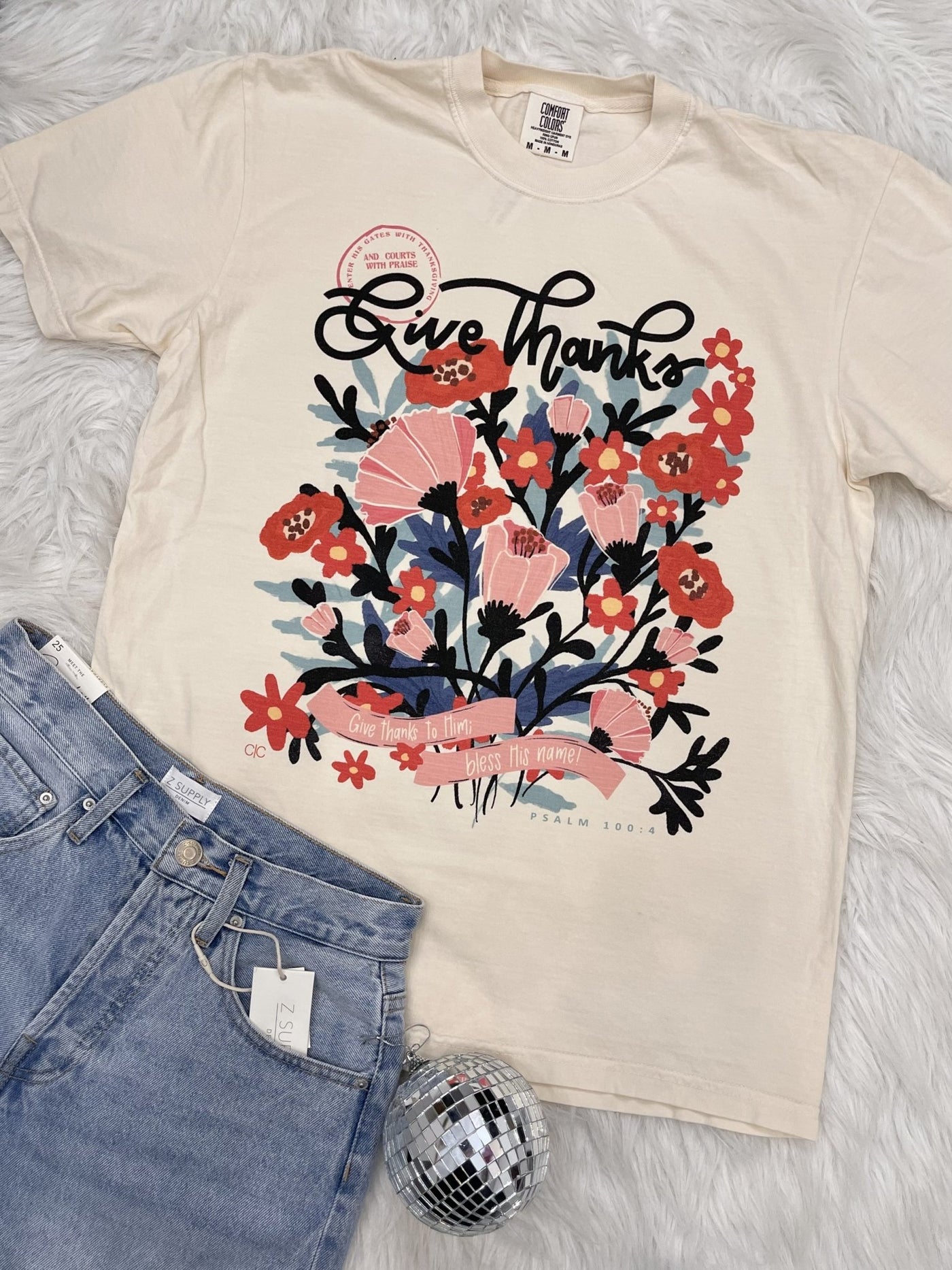 Give Thanks To Him, Bless His Name Tee - Southern Soule Designs
