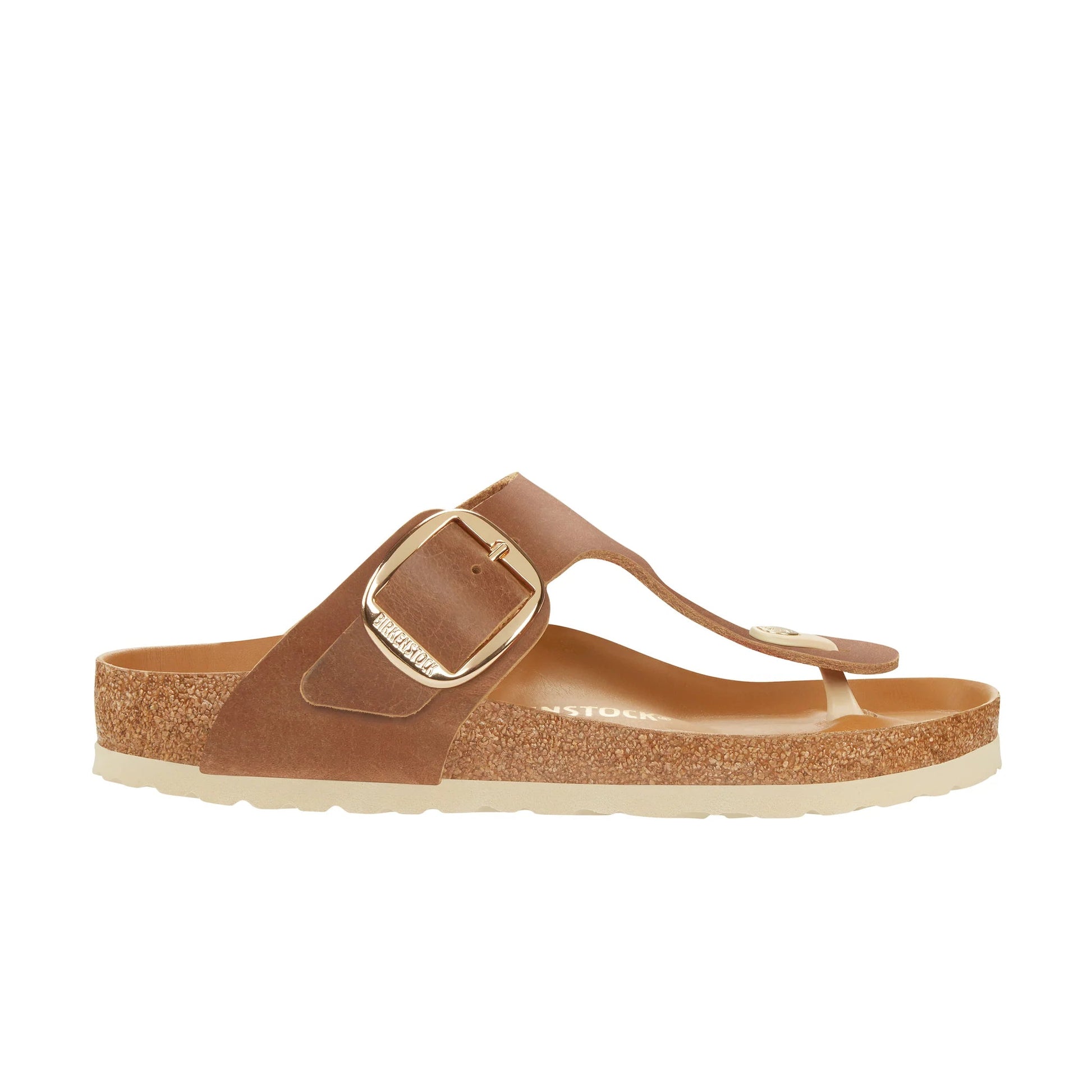 Gizeh Big Buckle Cognac Regular/Wide - Southern Soule Designs