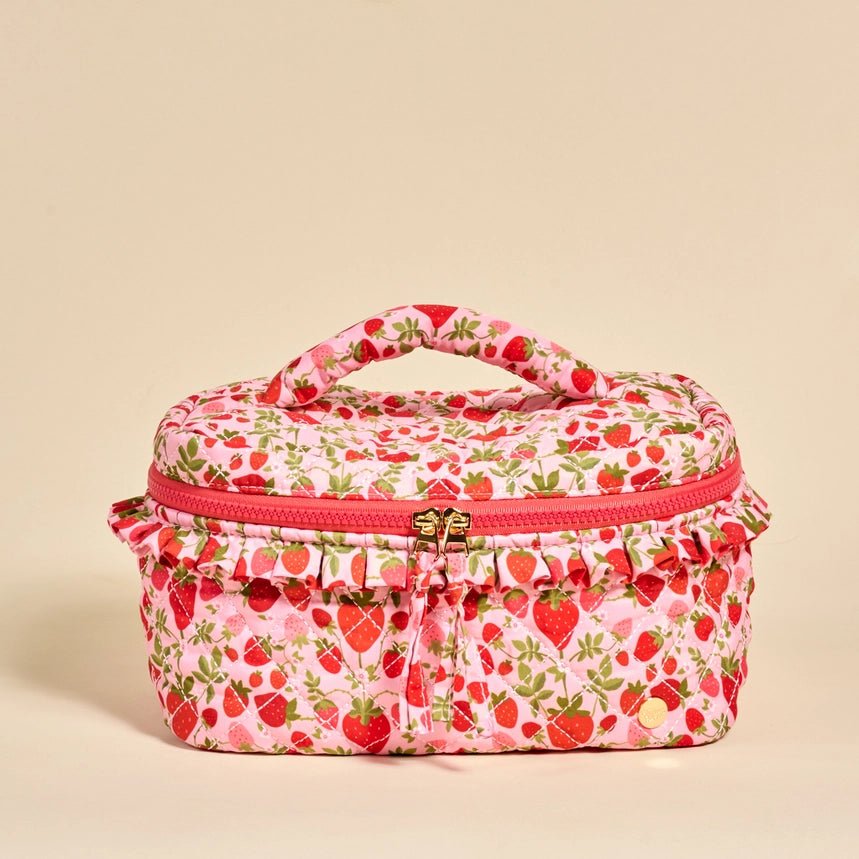 Glam & Go Quilt Cosmetic Bag - Southern Soule Designs