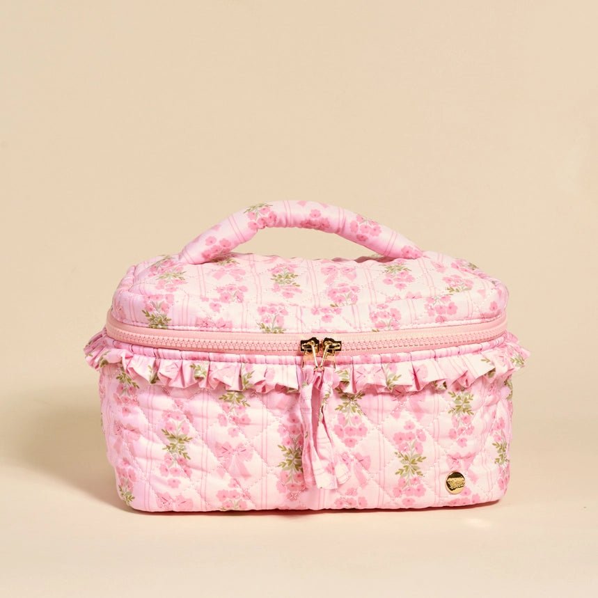 Glam & Go Quilt Cosmetic Bag - Southern Soule Designs