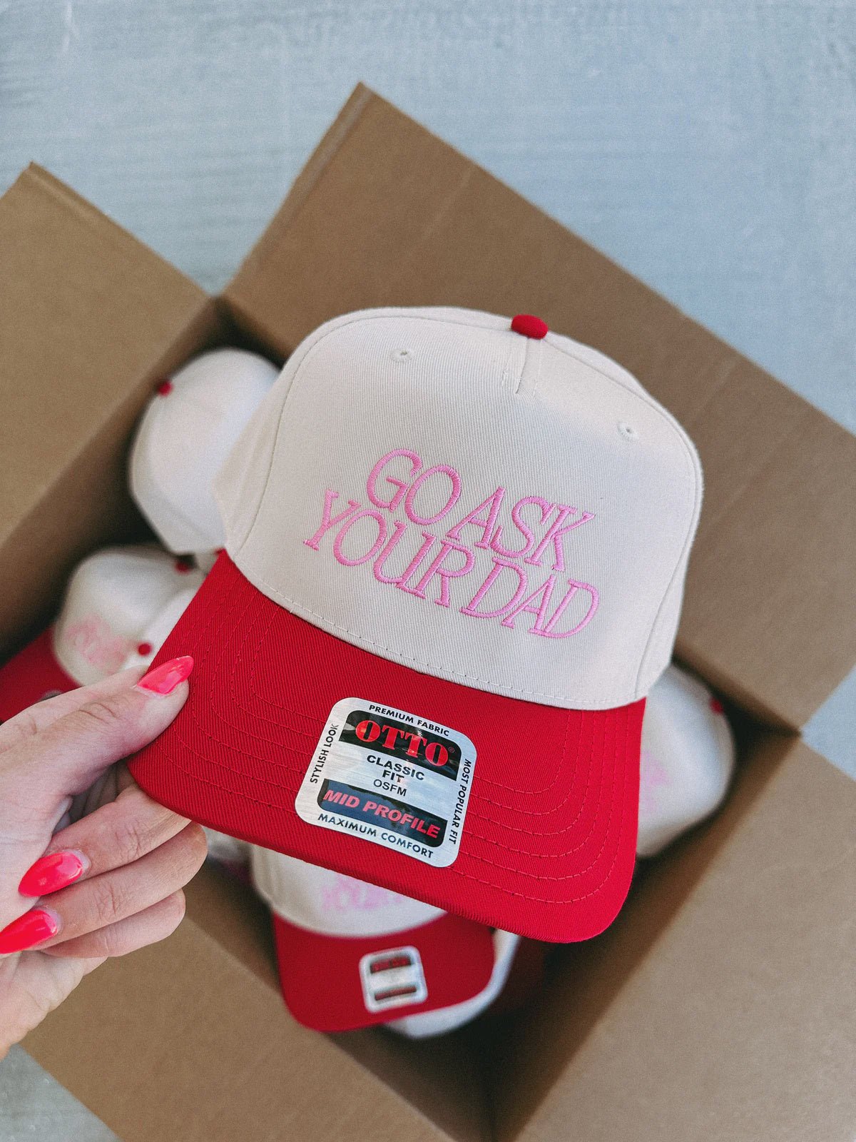 Go Ask Your Dad Trucker - Southern Soule Designs