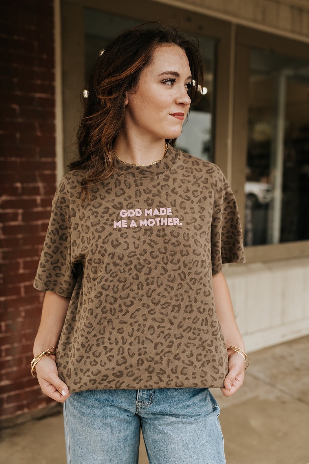 God Made Me A Mother Tee - Southern Soule Designs