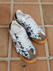Gola Classics Women's Elan Savanna Sneakers Dalmatian/Otter/Candy - Southern Soule Designs