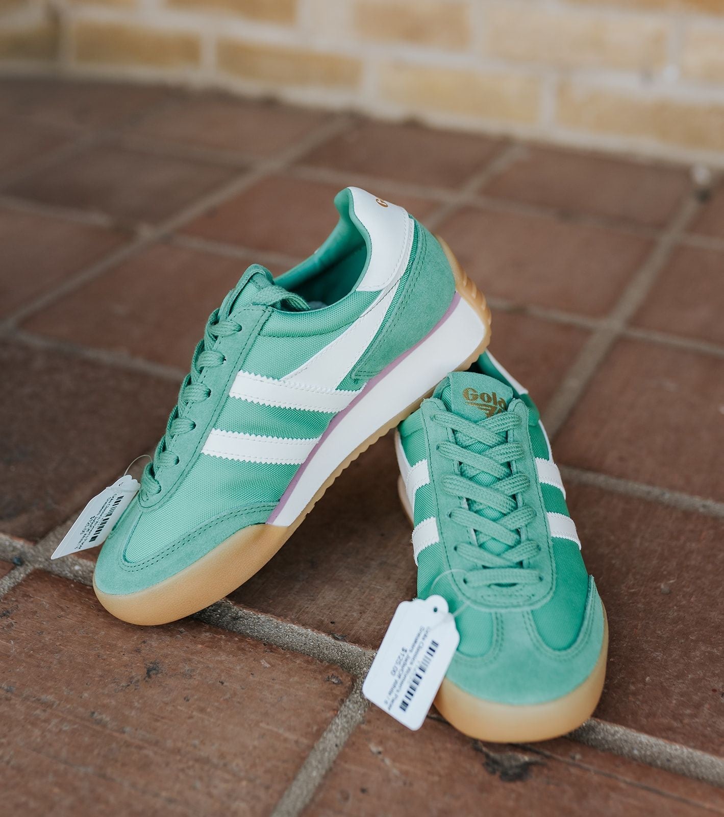 Gola Classics Women's Pacer Sneakers Jade/Off White - Southern Soule Designs