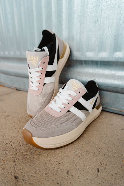 Gola Classics Women's Raven Sneakers - Wheat/Black/Feather Grey - Southern Soule Designs