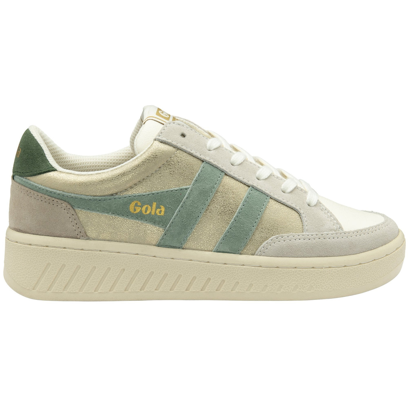 Gola Classics Women's Superslam Blaze Sneakers - Gold/Green/Mist/Evergreen - Southern Soule Designs