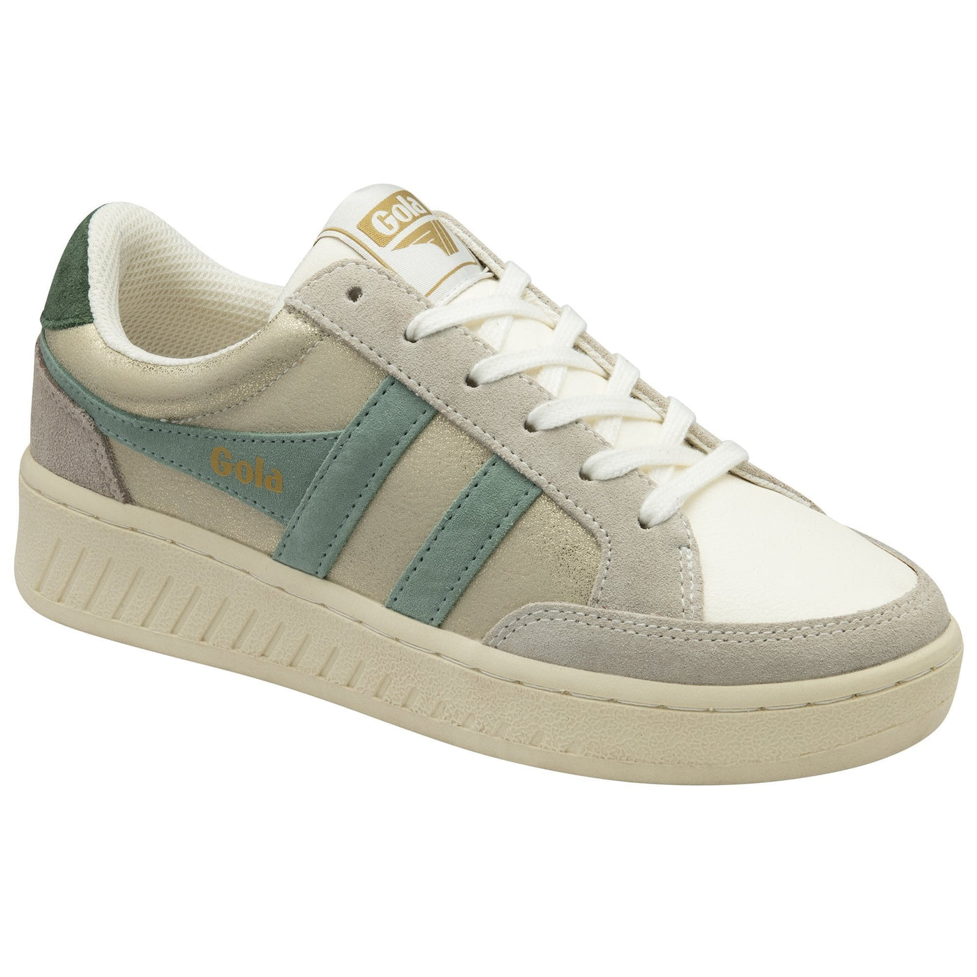 Gola Classics Women's Superslam Blaze Sneakers - Gold/Green/Mist/Evergreen - Southern Soule Designs