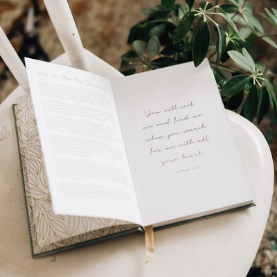 Gold Foil Be still Journal - Southern Soule Designs