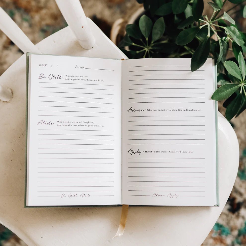 Gold Foil Be still Journal - Southern Soule Designs