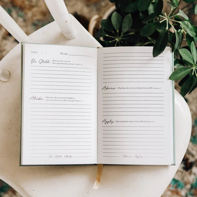 Gold Foil Be still Journal - Southern Soule Designs