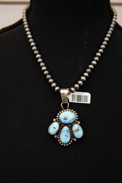 Golden Hills 4 stone Pendant - Southern Soule Designs