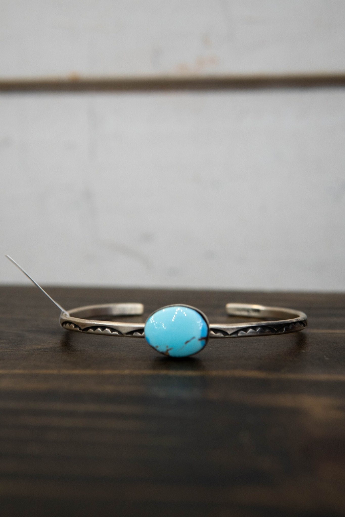 Golden Hills Single Oval Skinny Cuff - Southern Soule Designs