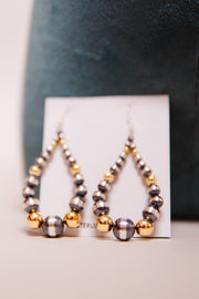 Gold/Silver Pearl Teardrop Earring - Southern Soule Designs