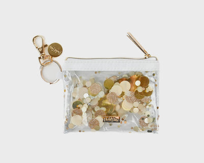 Good as Gold Confetti Mini Wallet Keychain - Southern Soule Designs