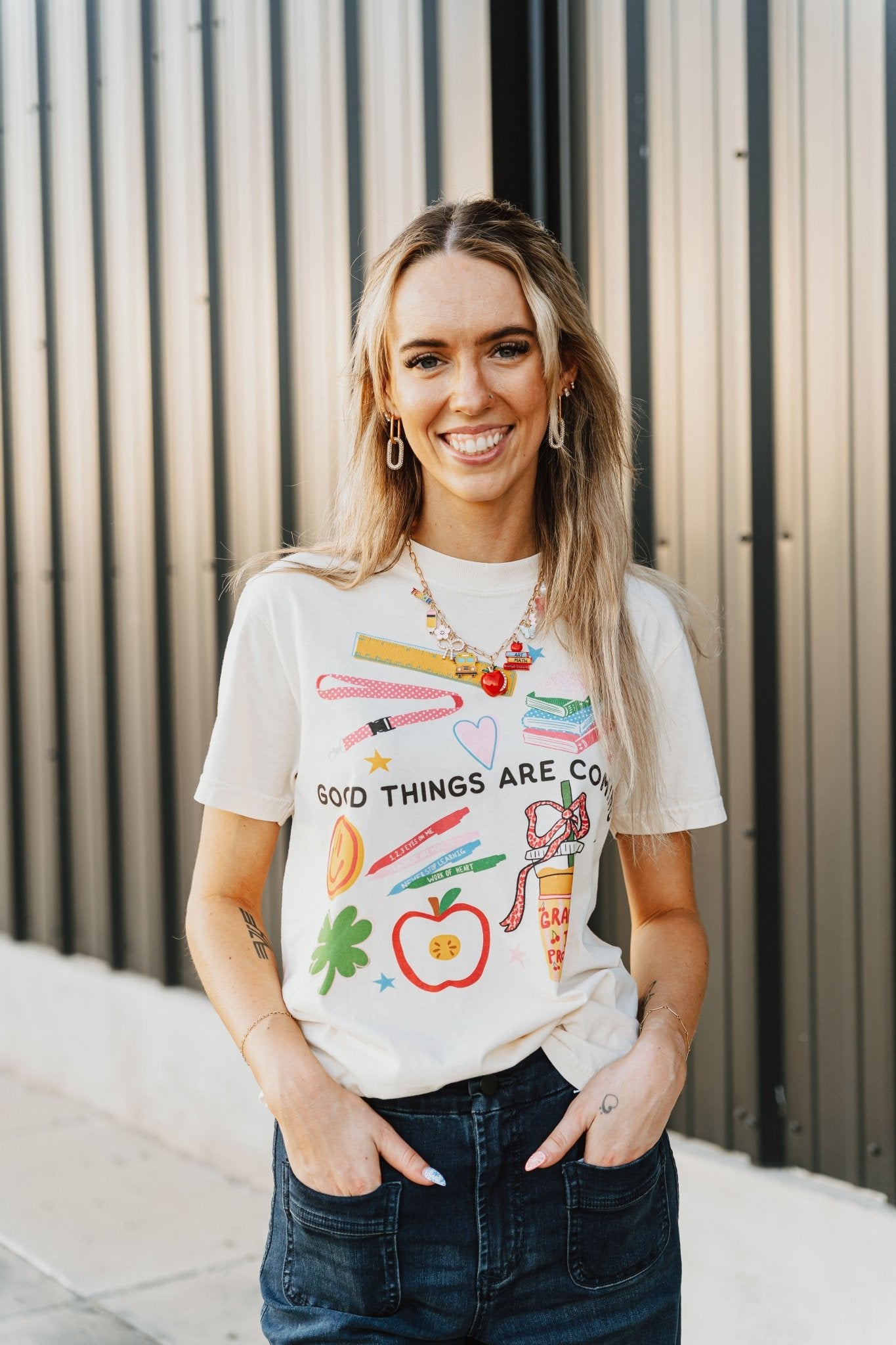 Good Things Teacher Edition Tee - Southern Soule Designs