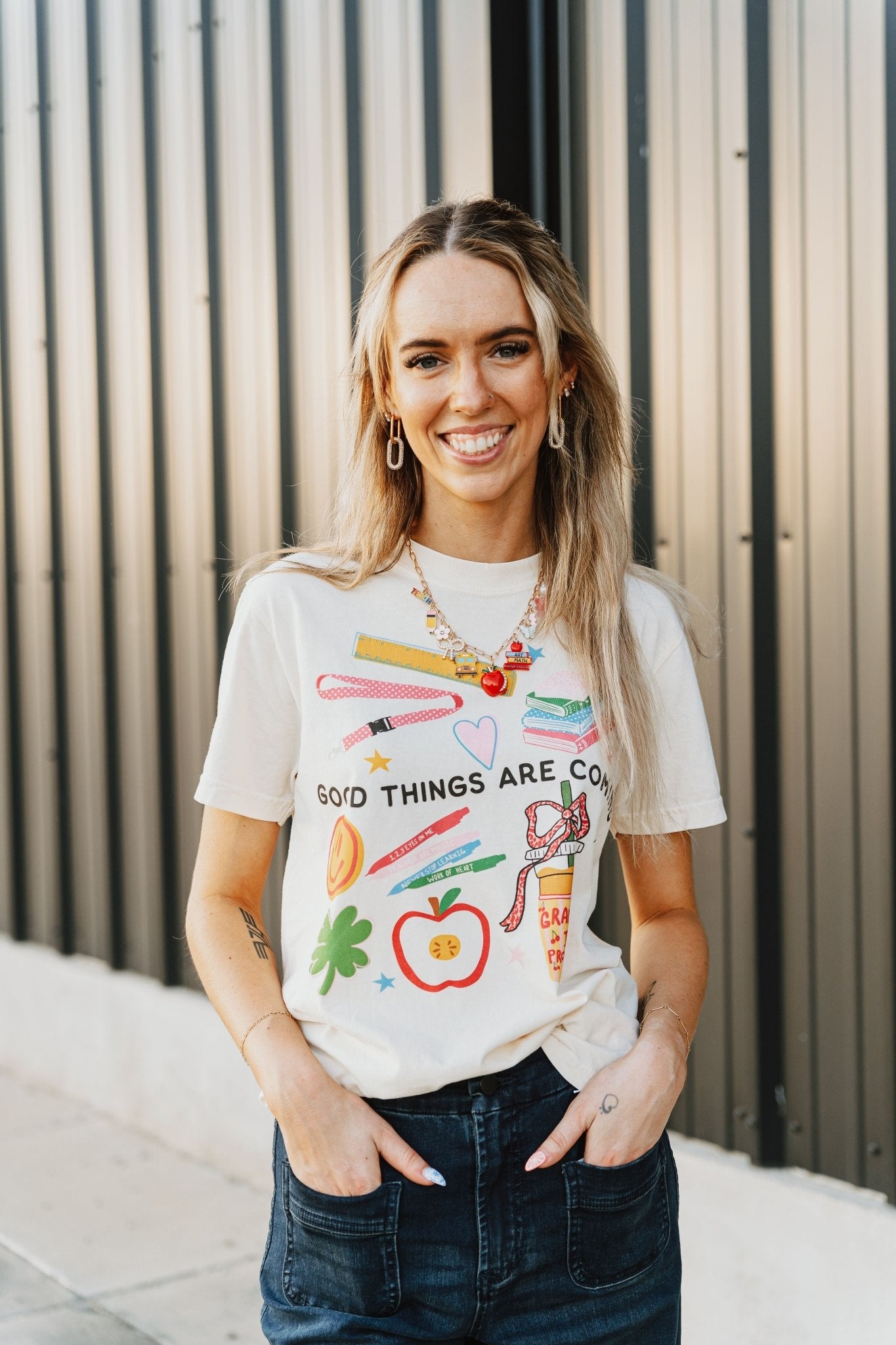 Good Things Teacher Edition Tee - Southern Soule Designs