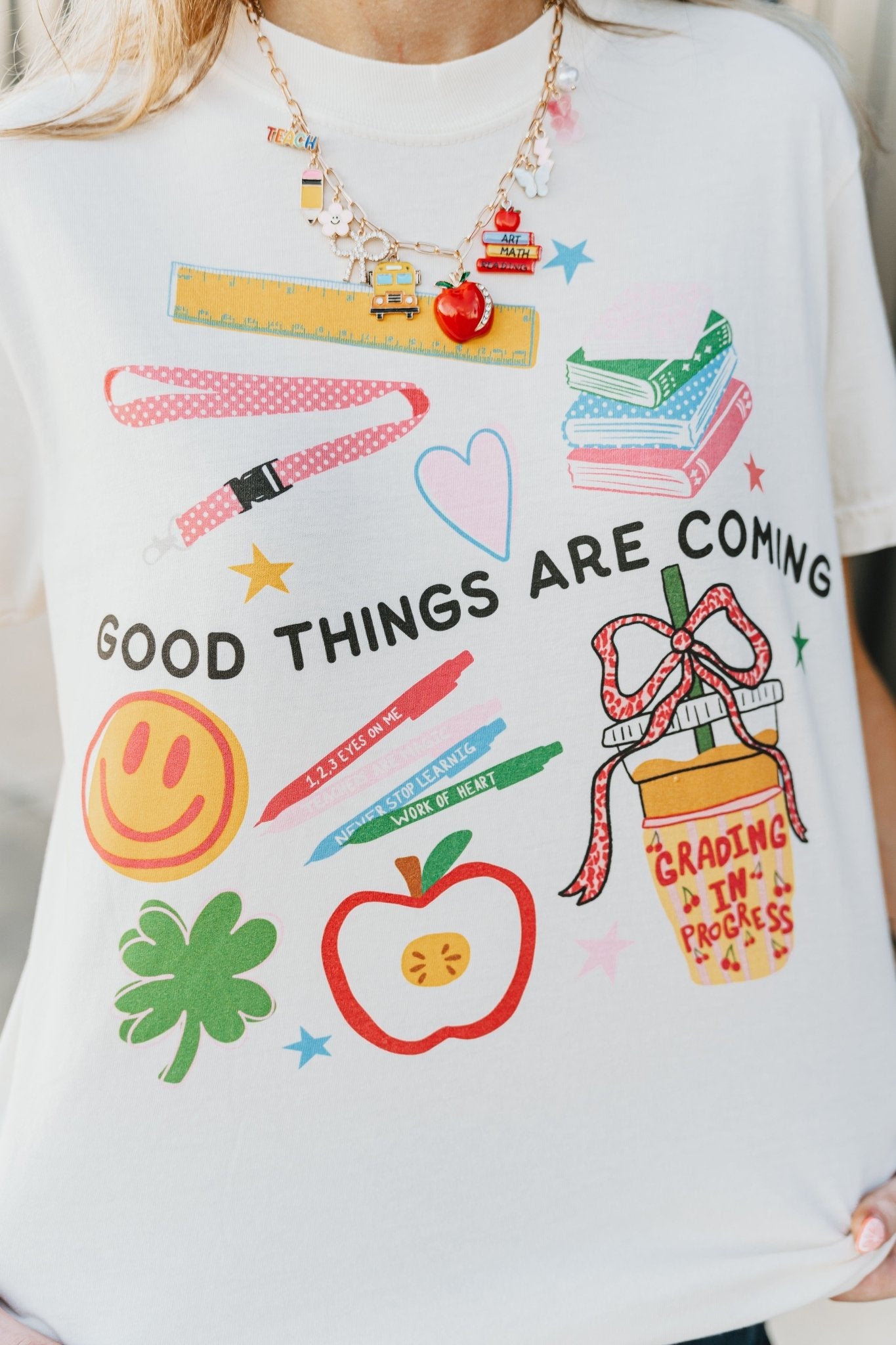 Good Things Teacher Edition Tee - Southern Soule Designs