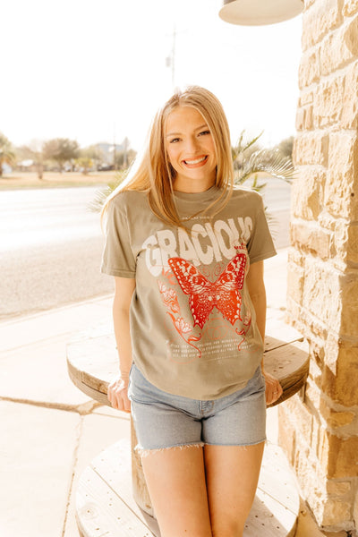 Gracious + Merciful Graphic Tee - Southern Soule Designs