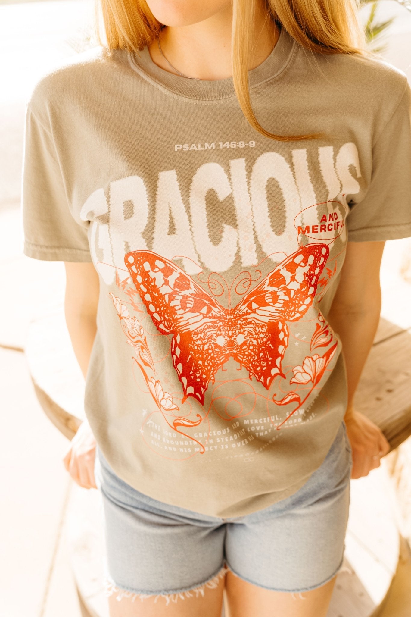 Gracious + Merciful Graphic Tee - Southern Soule Designs