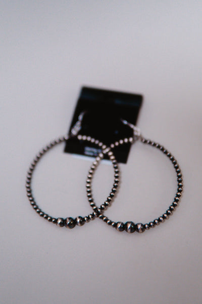 Graduated Pearl Hoop Earrings - Southern Soule Designs