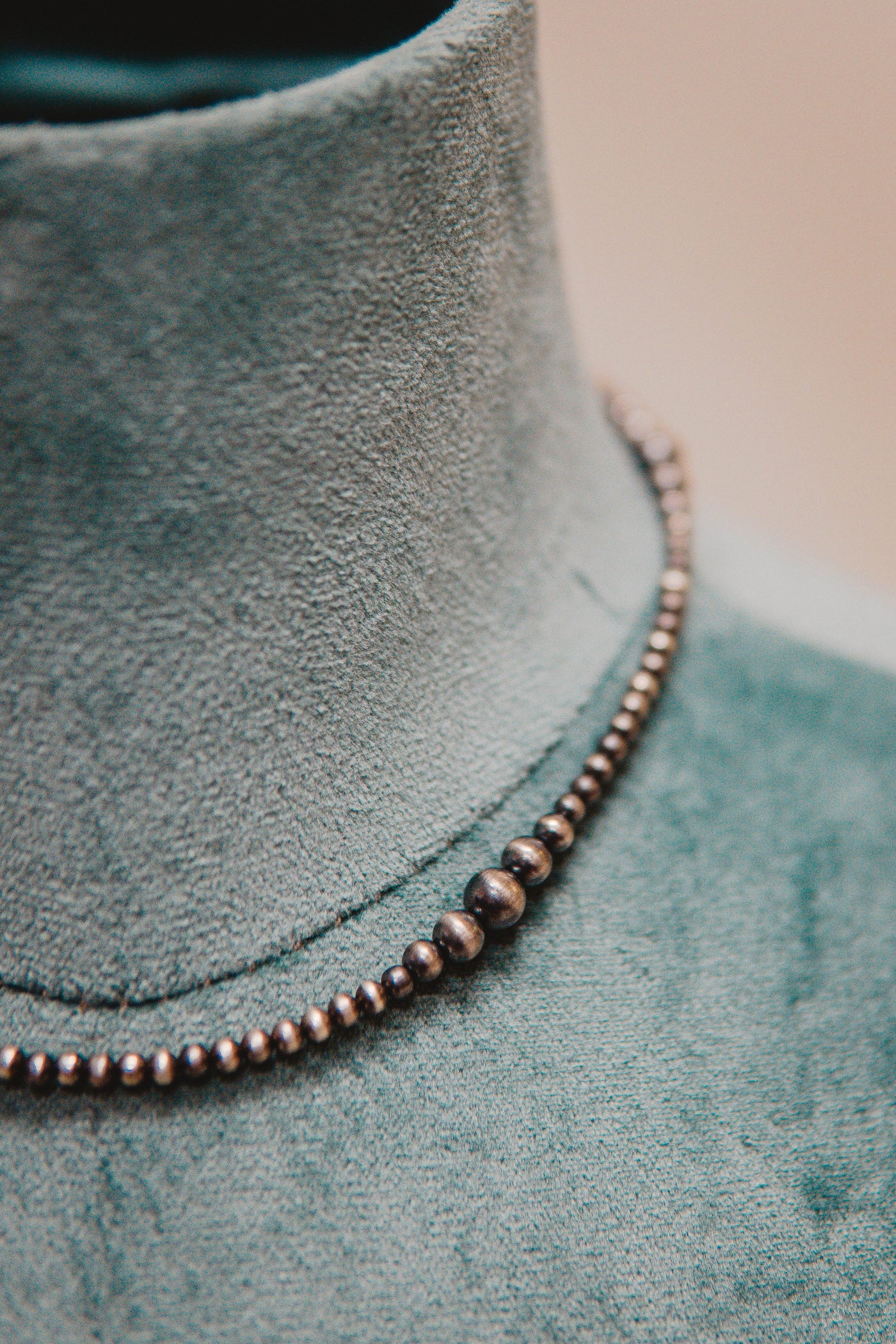 3-6MM Graduated Navajo Pearls 14"