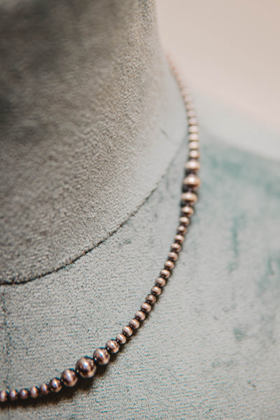 3-6MM Graduated Navajo Pearls 16"