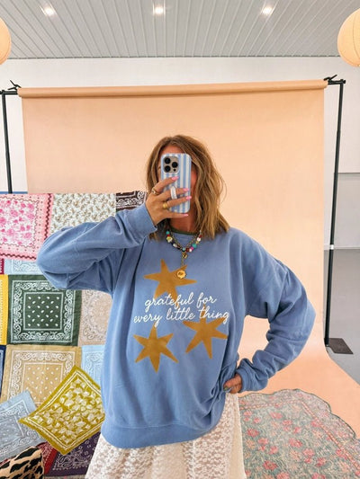 Grateful For Every Little Thing Sweatshirt - Southern Soule Designs