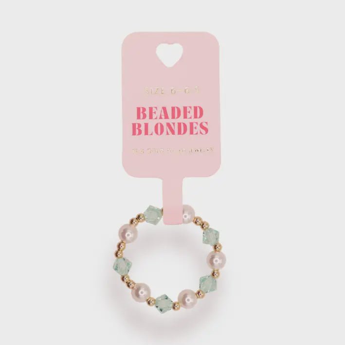 Green Pearl June Ring - Southern Soule Designs