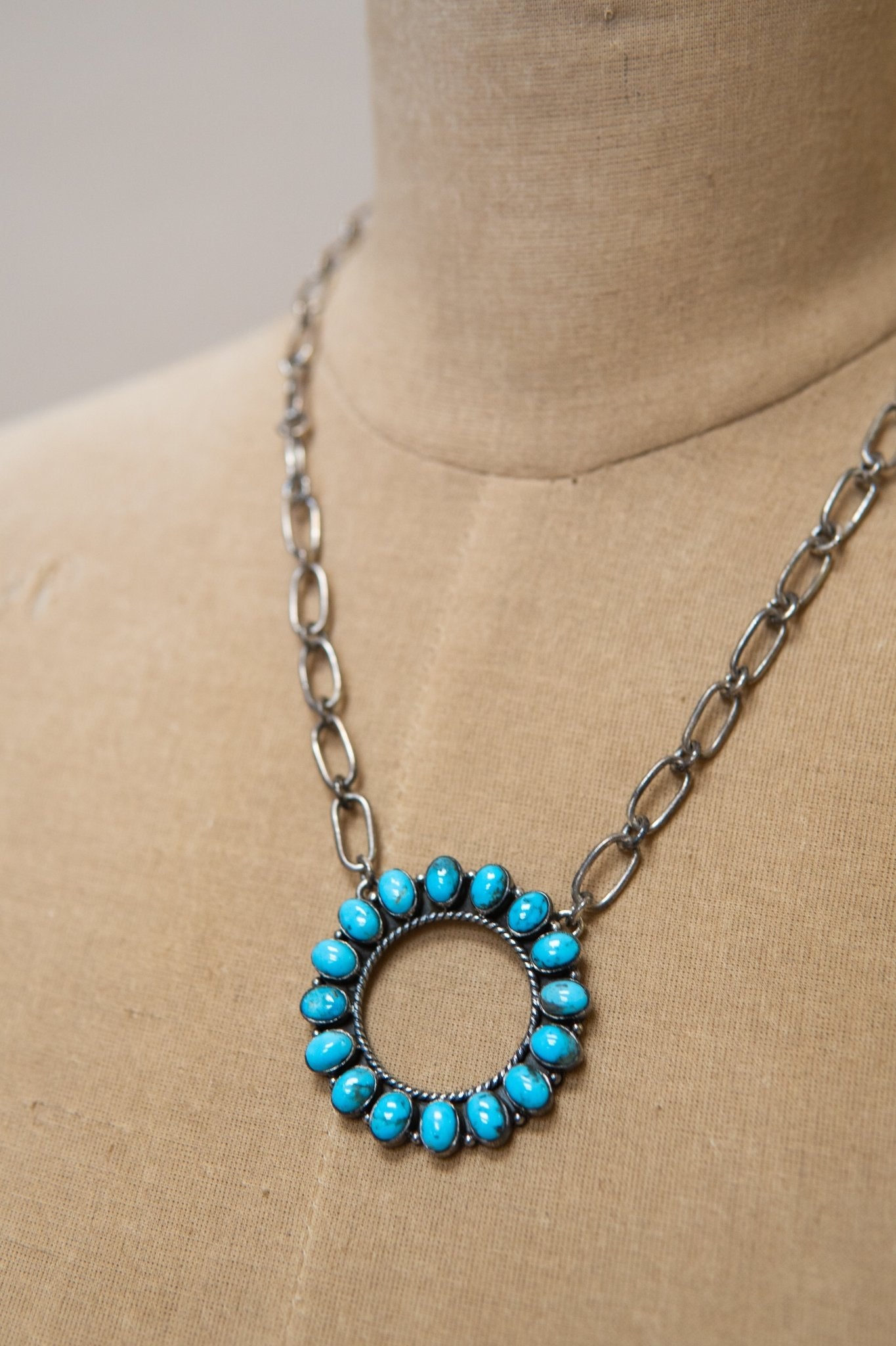 Hada Circle Necklace & Chain - Southern Soule Designs