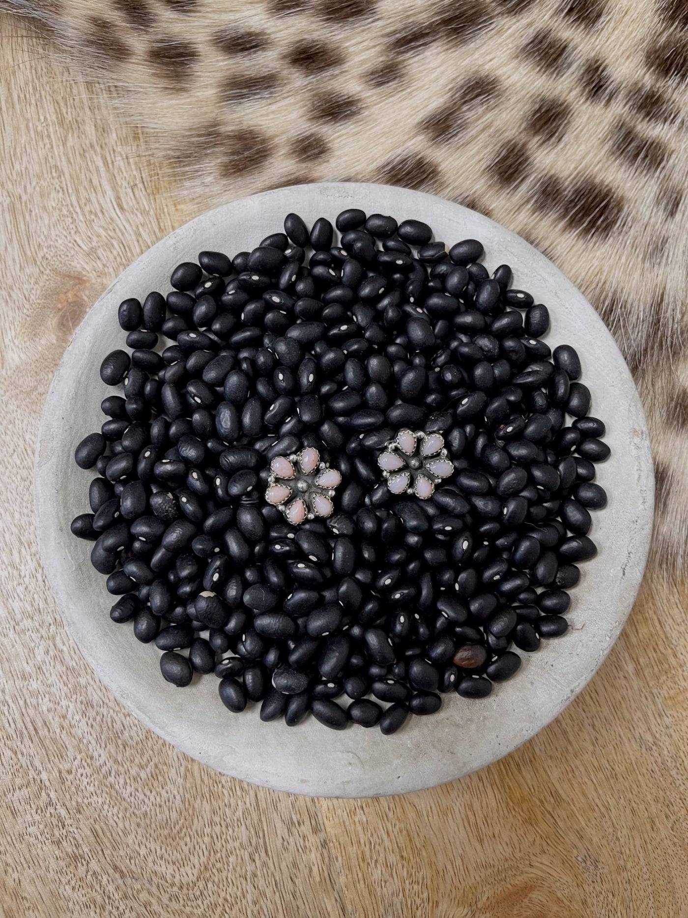 Hada Pink Opal Cluster Studs - Southern Soule Designs