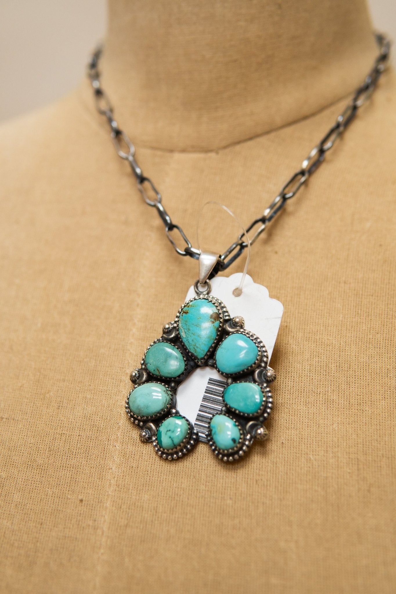 Hada Tibetan Turq Pendant - Southern Soule Designs