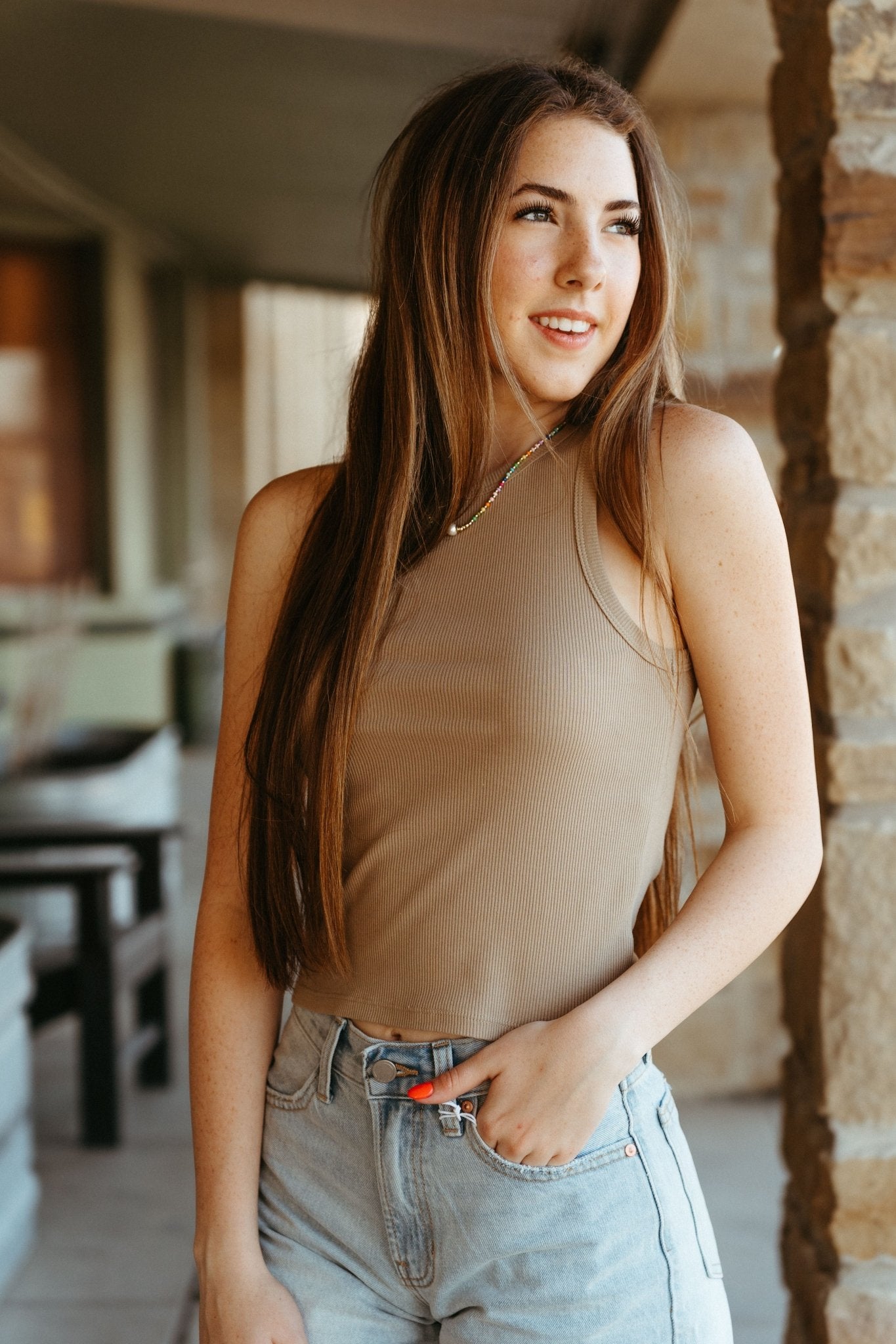 Hadley Tank Pebble Moon ZT251209 - Southern Soule Designs