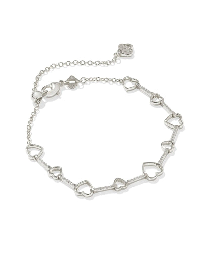Haisley Heart Delicate Chain Bracelet - Southern Soule Designs