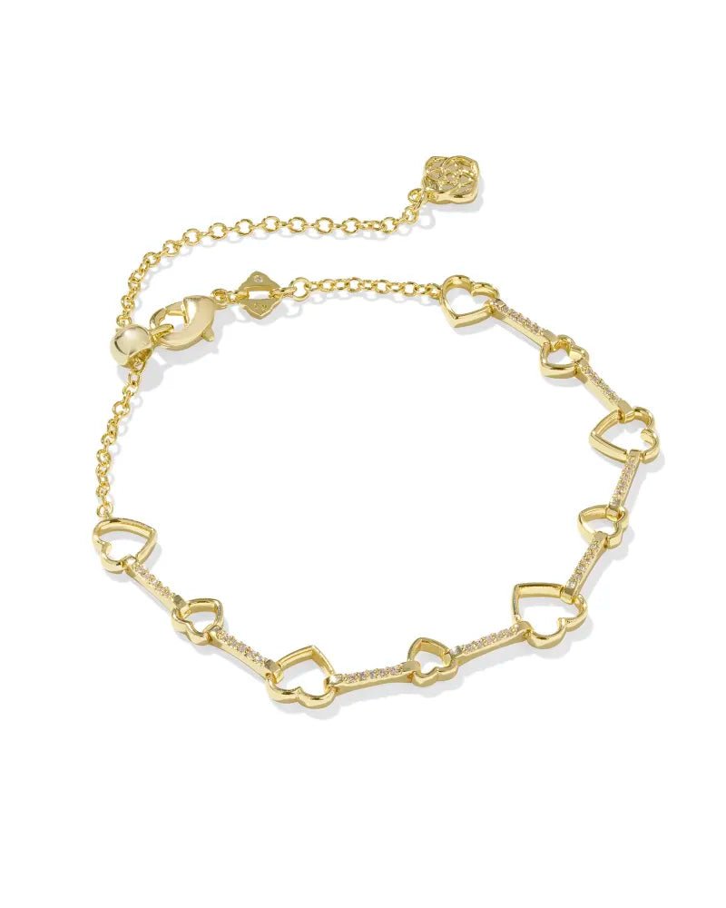 Haisley Heart Delicate Chain Bracelet - Southern Soule Designs