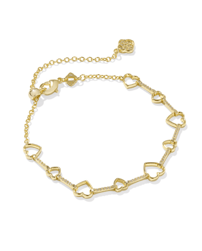 Haisley Heart Delicate Chain Bracelet - Southern Soule Designs