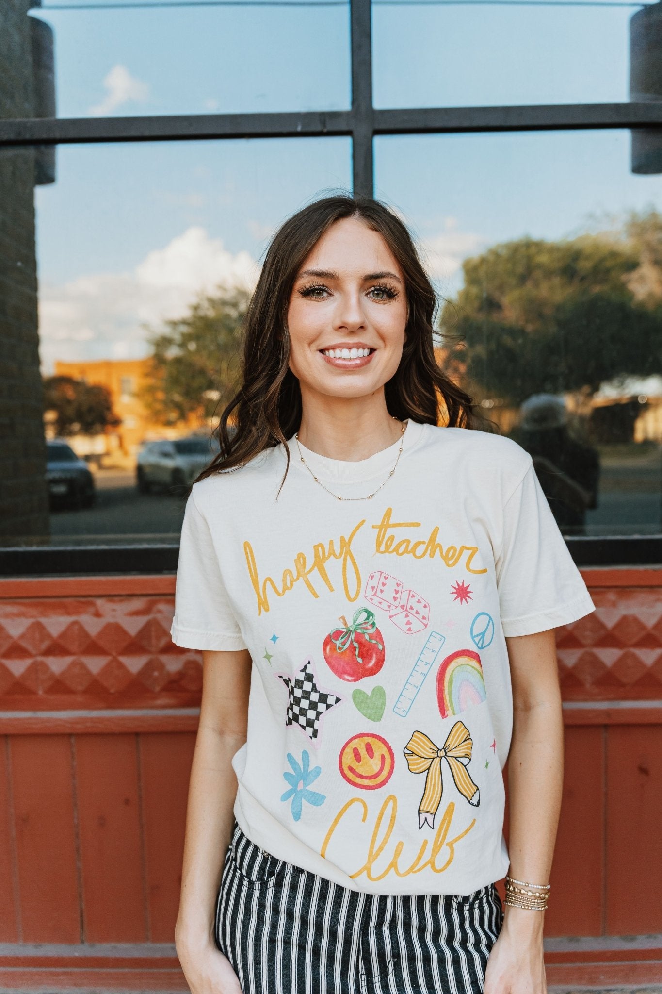 Happy Teacher Club Tee - Southern Soule Designs