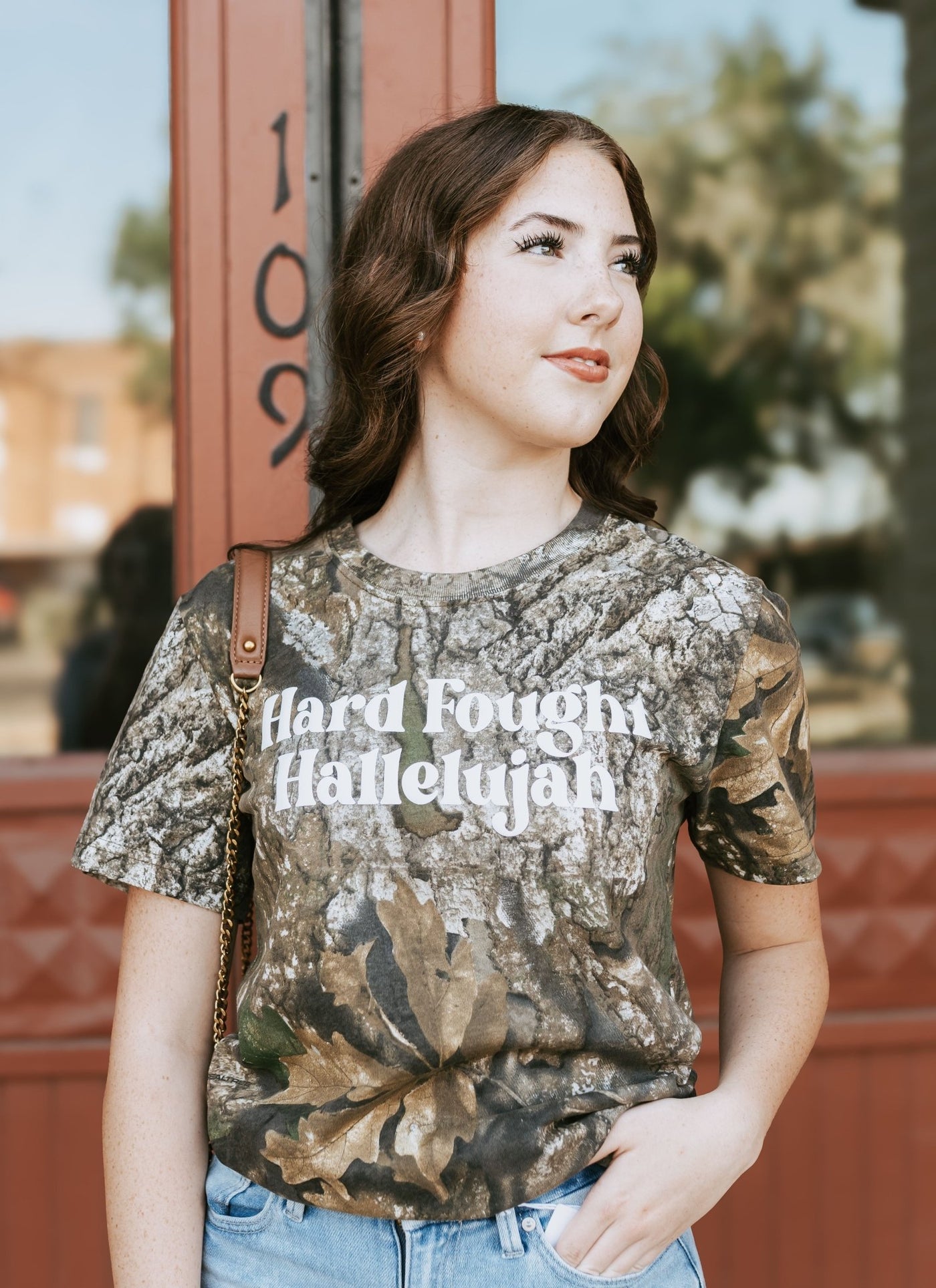 Hard Fought Halleluiah Camo Tee - Southern Soule Designs