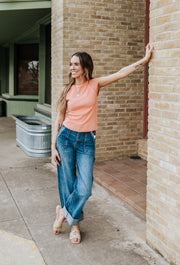 Haylee Ultra High Rise 90's Wide KC3308D - Southern Soule Designs