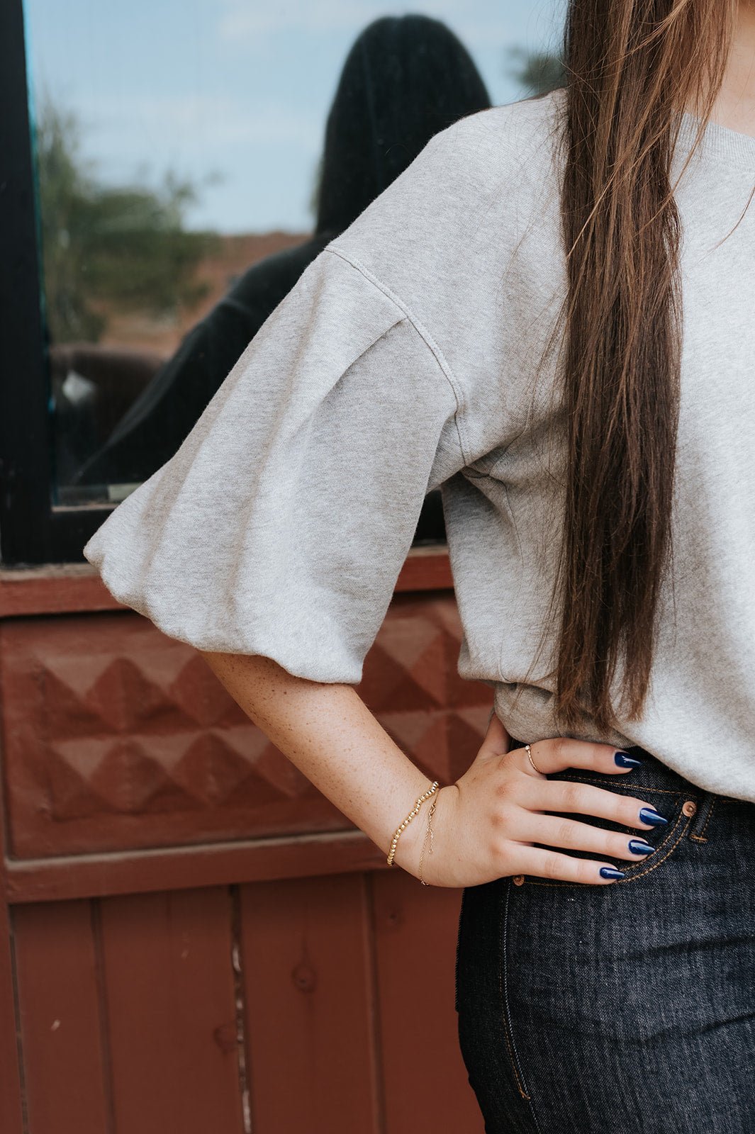 Heather Grey Matteo Sweater - Southern Soule Designs