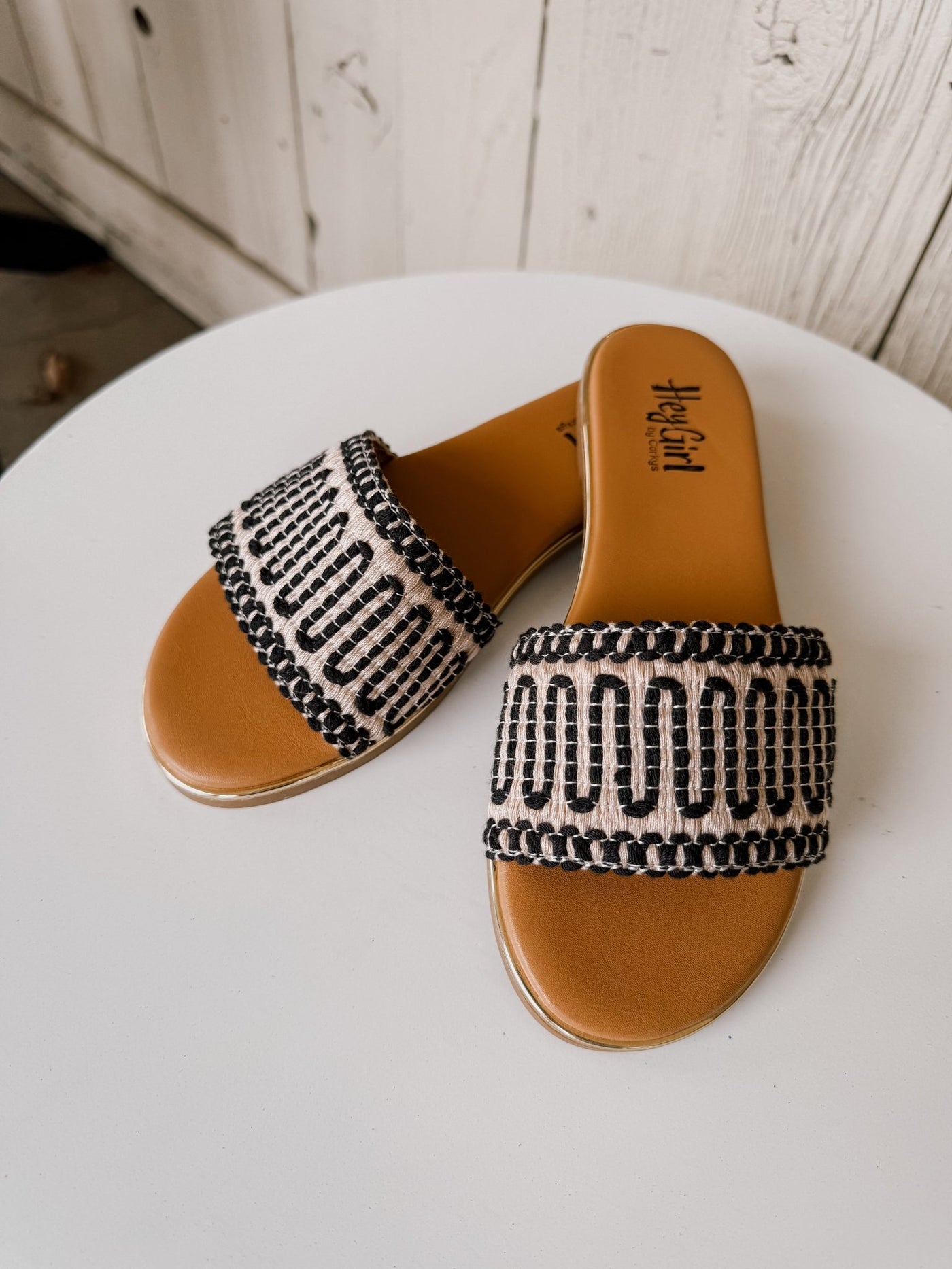 Here For a Good Time Black Sandal - Southern Soule Designs
