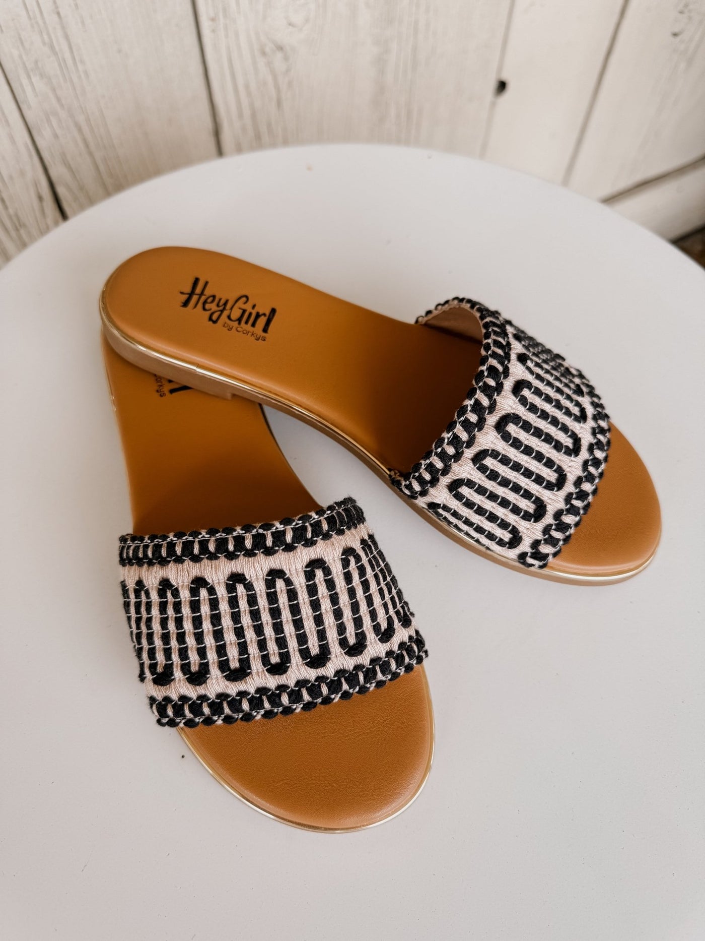 Here For a Good Time Black Sandal - Southern Soule Designs