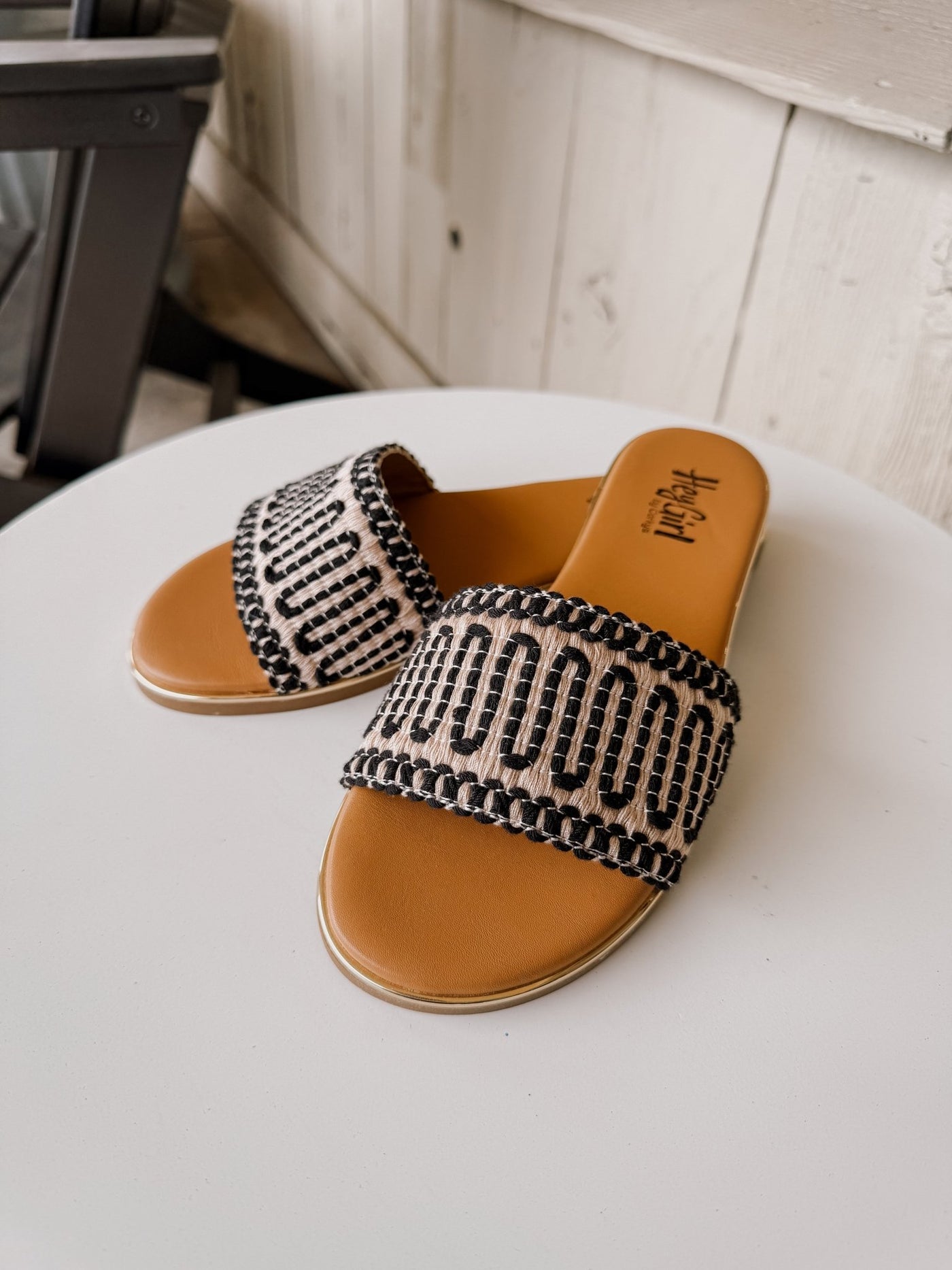 Here For a Good Time Black Sandal - Southern Soule Designs