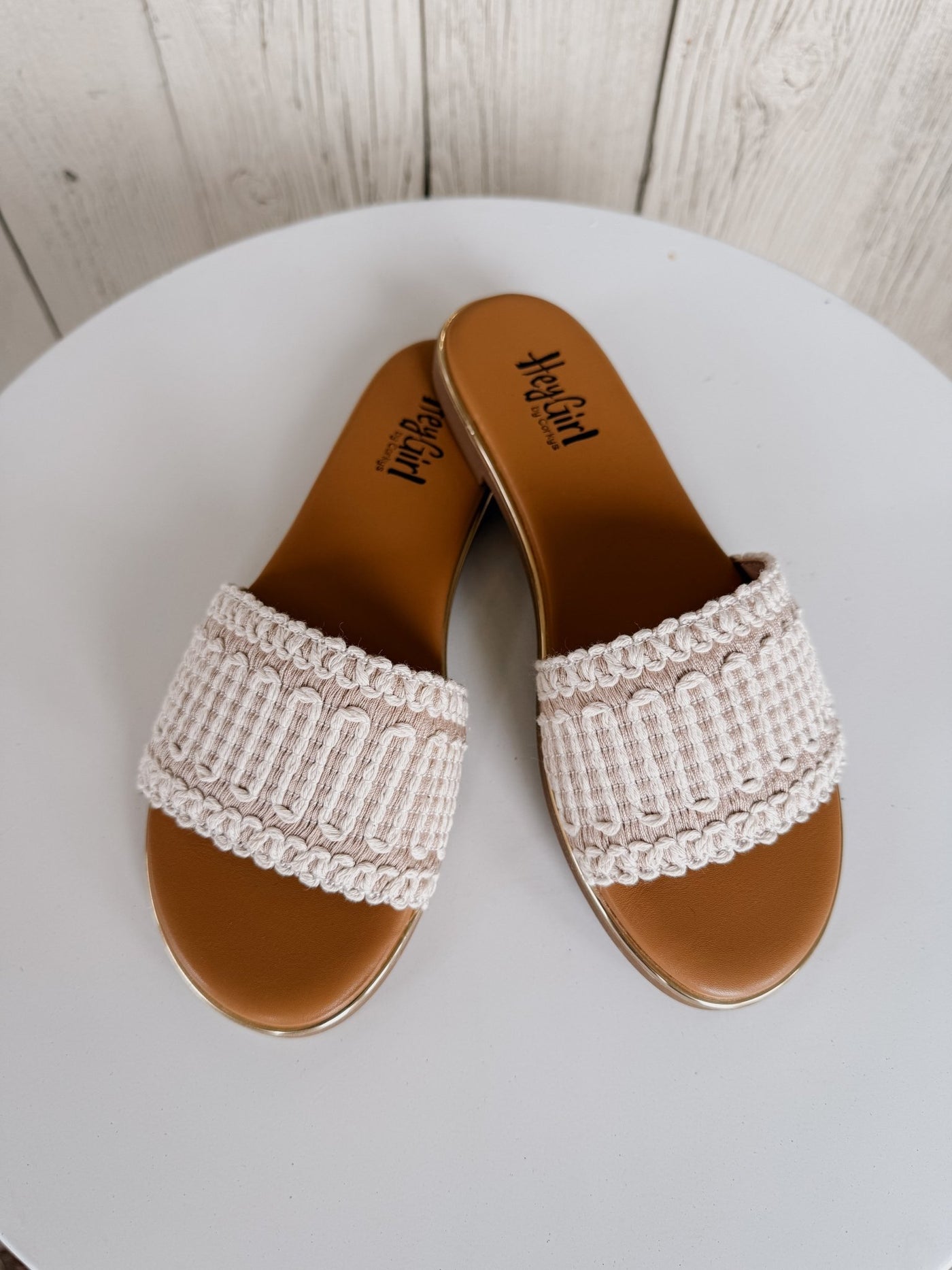 Here For a Good Time Ivory Sandal - Southern Soule Designs
