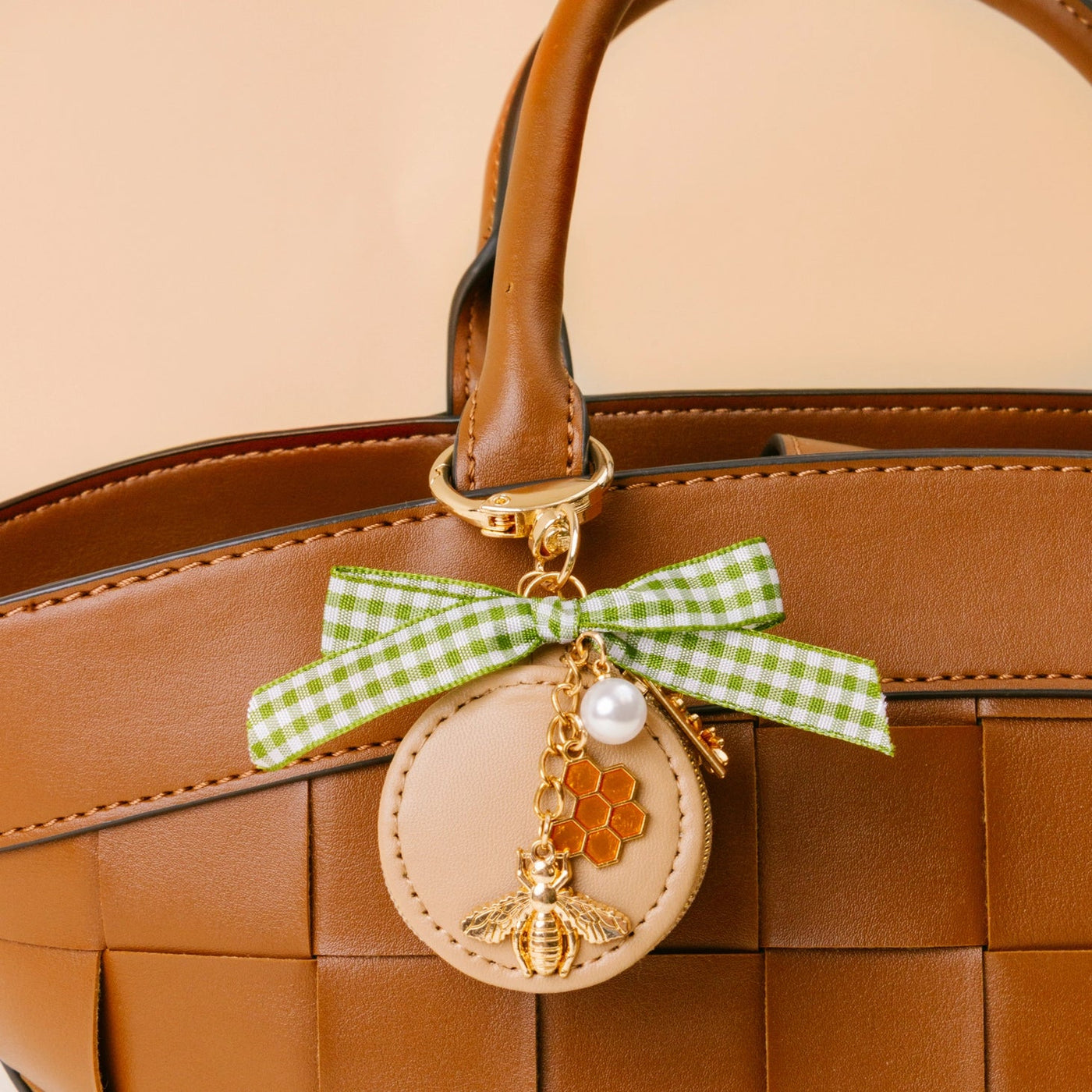 Hey Honey Travel Jewelry Case Bag Charm - Southern Soule Designs