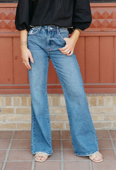 High Rise Relaxed Boot Cut Jean P1644 - Southern Soule Designs