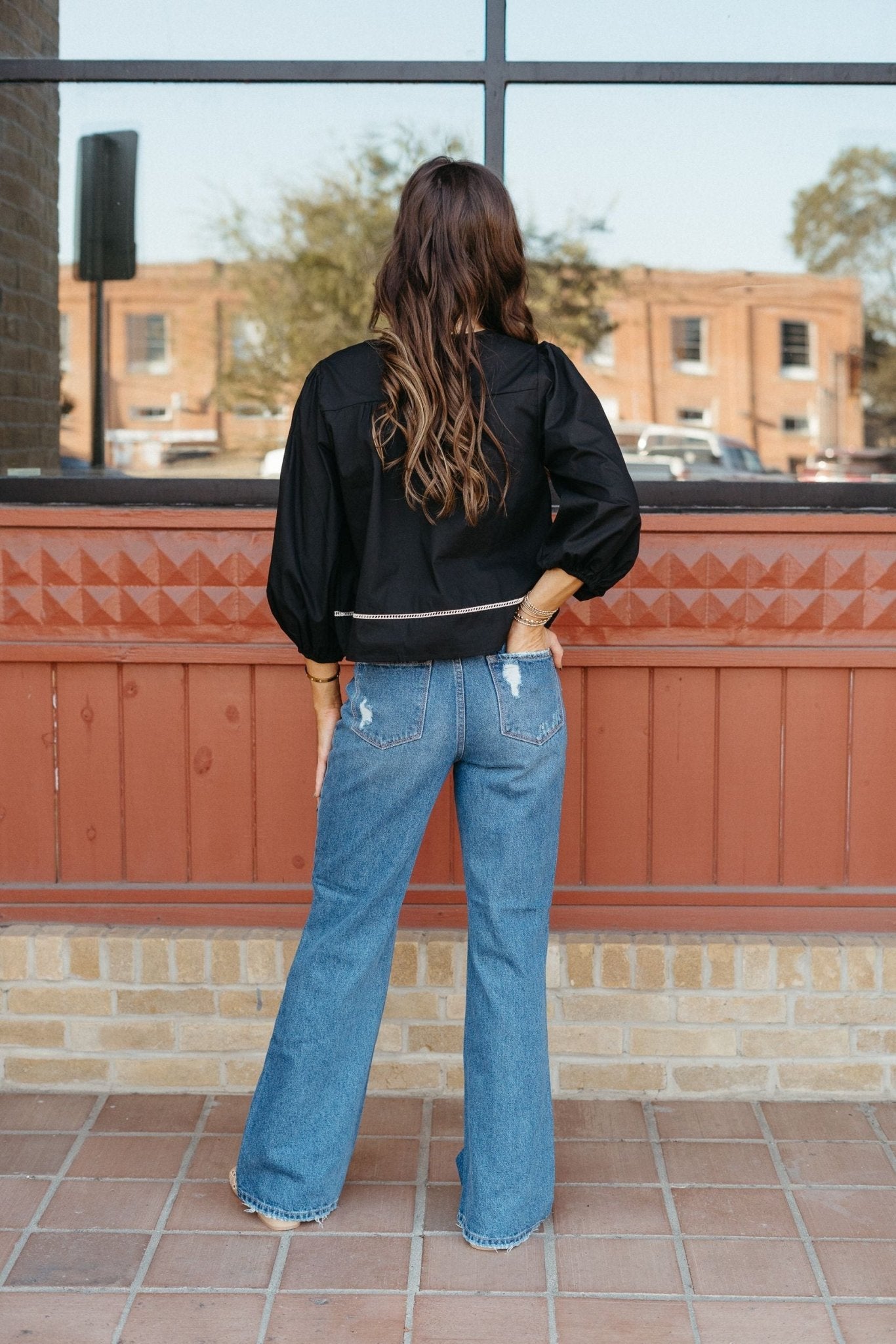 High Rise Relaxed Boot Cut Jean P1644 - Southern Soule Designs